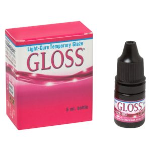 gloss temporary crown material